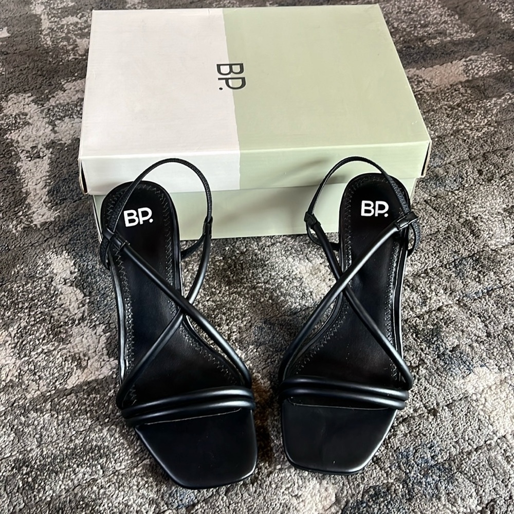BP sling back heels